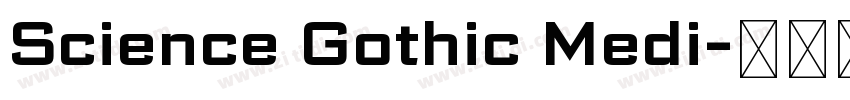 Science Gothic Medi字体转换 Science Gothic Medi字体转换